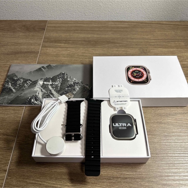 HW8 Ultla max アップル風スマートウォッチ メンズの時計(腕時計(デジタル))の商品写真