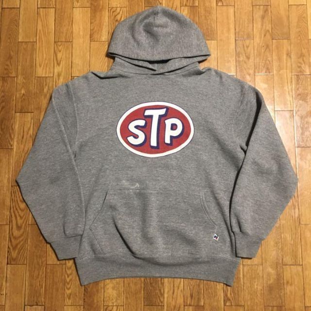 Russell Athletic(ラッセルアスレティック)の80s USA製 ラッセルアスレチック STP パーカー グレー M メンズのトップス(パーカー)の商品写真