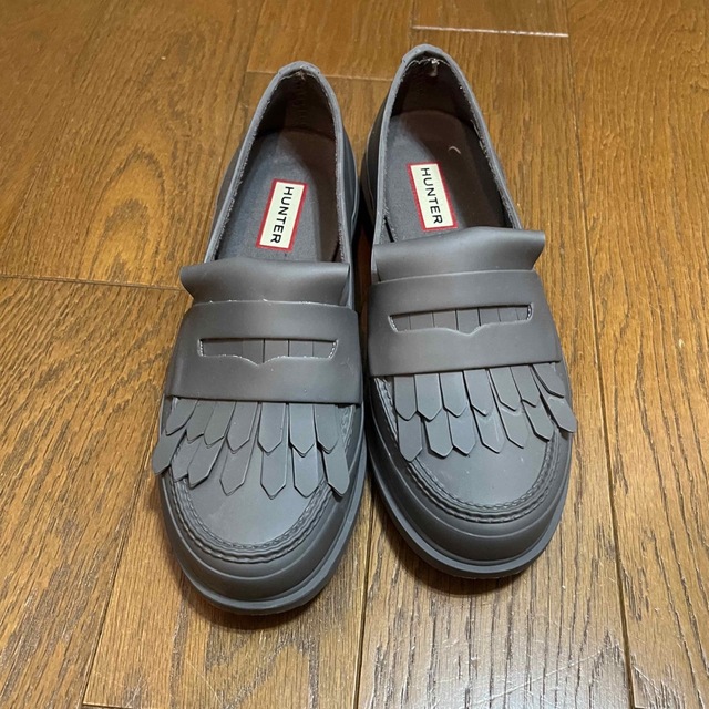 HUNTER REFINED FRINGE PENNY LOAFERレディース