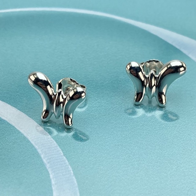 Tiffany & Co. ティファニー バタフライ蝶 ピアス Ag925アクセサリー