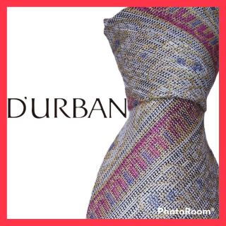 ダーバン(D’URBAN)のダーバン　DURBAN　ネクタイ　美品　ストライプ　イタリア製　縫製(ネクタイ)