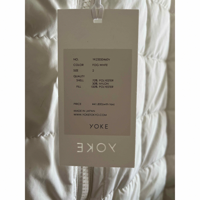 YOKE - 23ss yoke ヨーク QUILTING PADDED VESTの通販 by x's shop｜ヨークならラクマ