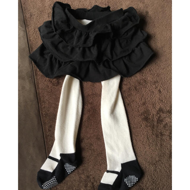 タイツ付きスカート キッズ/ベビー/マタニティのベビー服(~85cm)(スカート)の商品写真