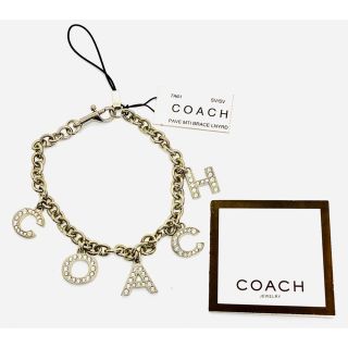 コーチ(COACH)のCOACH ロゴ マルチ ブレスレット ラインヤード☆携帯ストラップ兼用☆新品(ブレスレット/バングル)