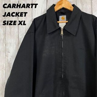カーハート(carhartt)のアメリカ古着CARHARTTカーハート　ジップアップワークジャケット　サイズXL(ブルゾン)