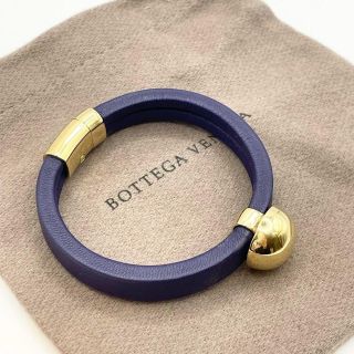 ボッテガヴェネタ(Bottega Veneta)の【新品未使用】BOTTEGA VENETA 　レザーブレスレット　ゴールド金具(ブレスレット/バングル)