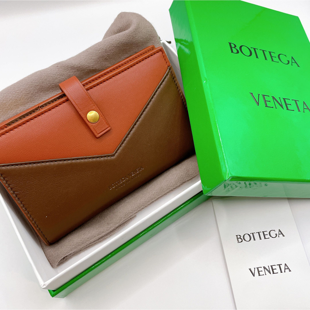 新品未使用】BOTTEGA VENETA 財布 二つ折り バイカラー-