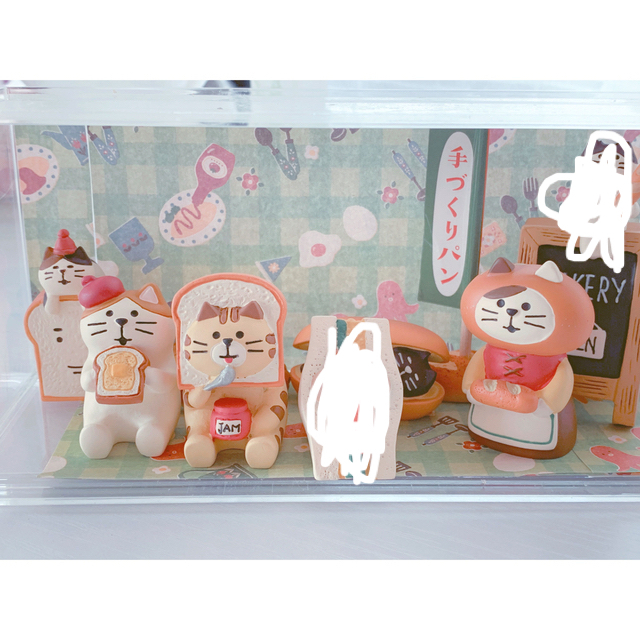 コンコンブル バゲット パン4種セット カッテングボード ミニチュア