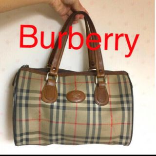 バーバリー(BURBERRY)のBurberrys バーバリー タータンチェック  ヴィンテージ ボストンバッグ(ボストンバッグ)