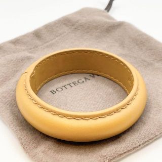 ボッテガヴェネタ(Bottega Veneta)の【新品未使用】BOTTEGA VENETA 　レザーブレスレット　ブラウン(ブレスレット/バングル)