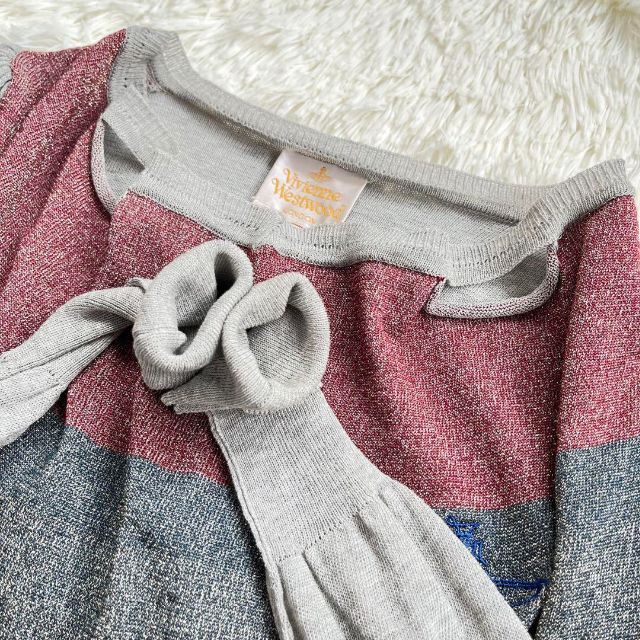 美品】ヴィヴィアンウエストウッド 春ニット セーター ラメ