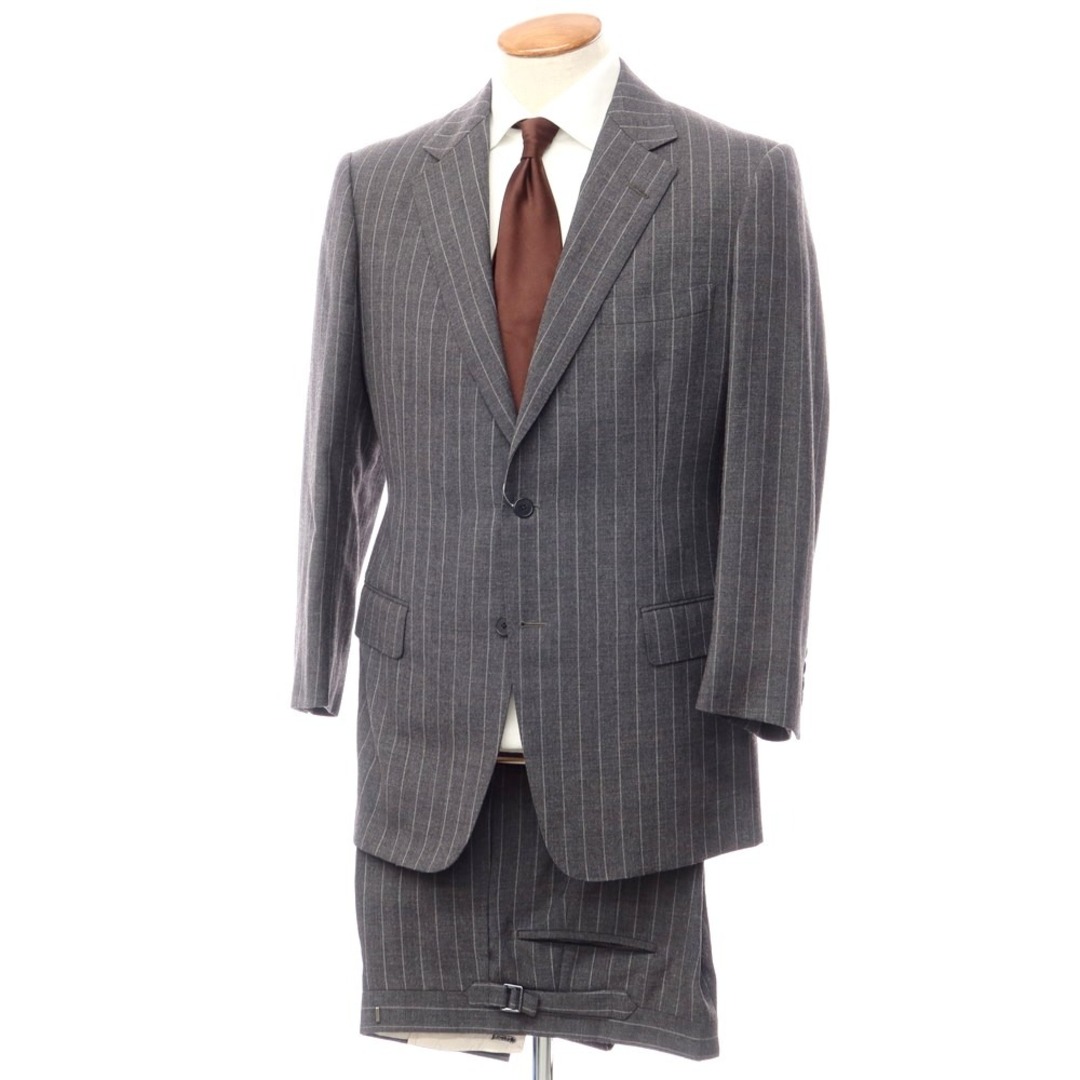 中古】バタクハウスカット batak house cut ウール ストライプ 2B
