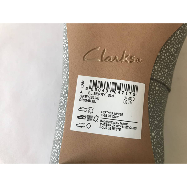 未使用品◎Clarks クラークス バレエシューズ UK4.1/2 5