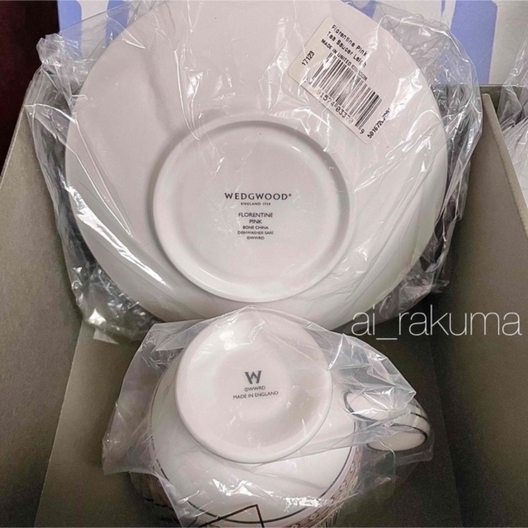 大幅お値下げ！　新品☆廃盤希少WEDGWOOD フロレンティーンピンク