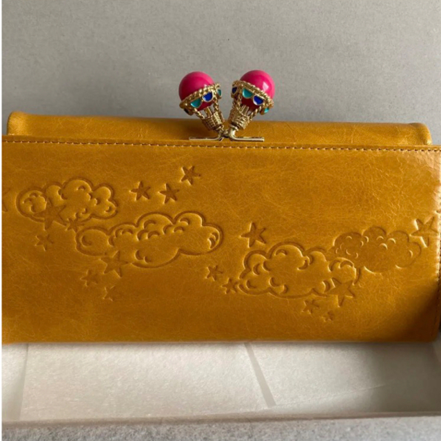 素材牛革ANNA SUI アナスイ　バルーン　長財布