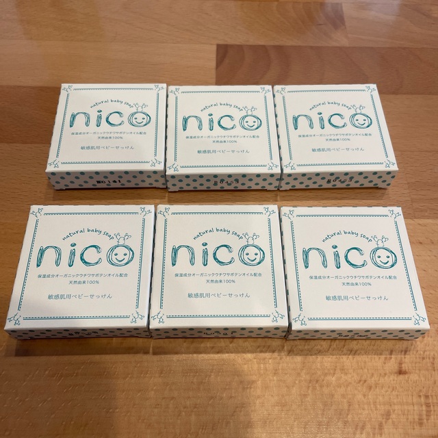 【値下げ】nico石鹸　6個セット