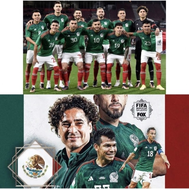 2022 サッカー メキシコ代表 adidas リバーシブル アンセムジャケット