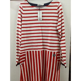 プチバトー(PETIT BATEAU)の【最終価格】【新品未着用品】プチバトーワンピース（レディースS）(ひざ丈ワンピース)