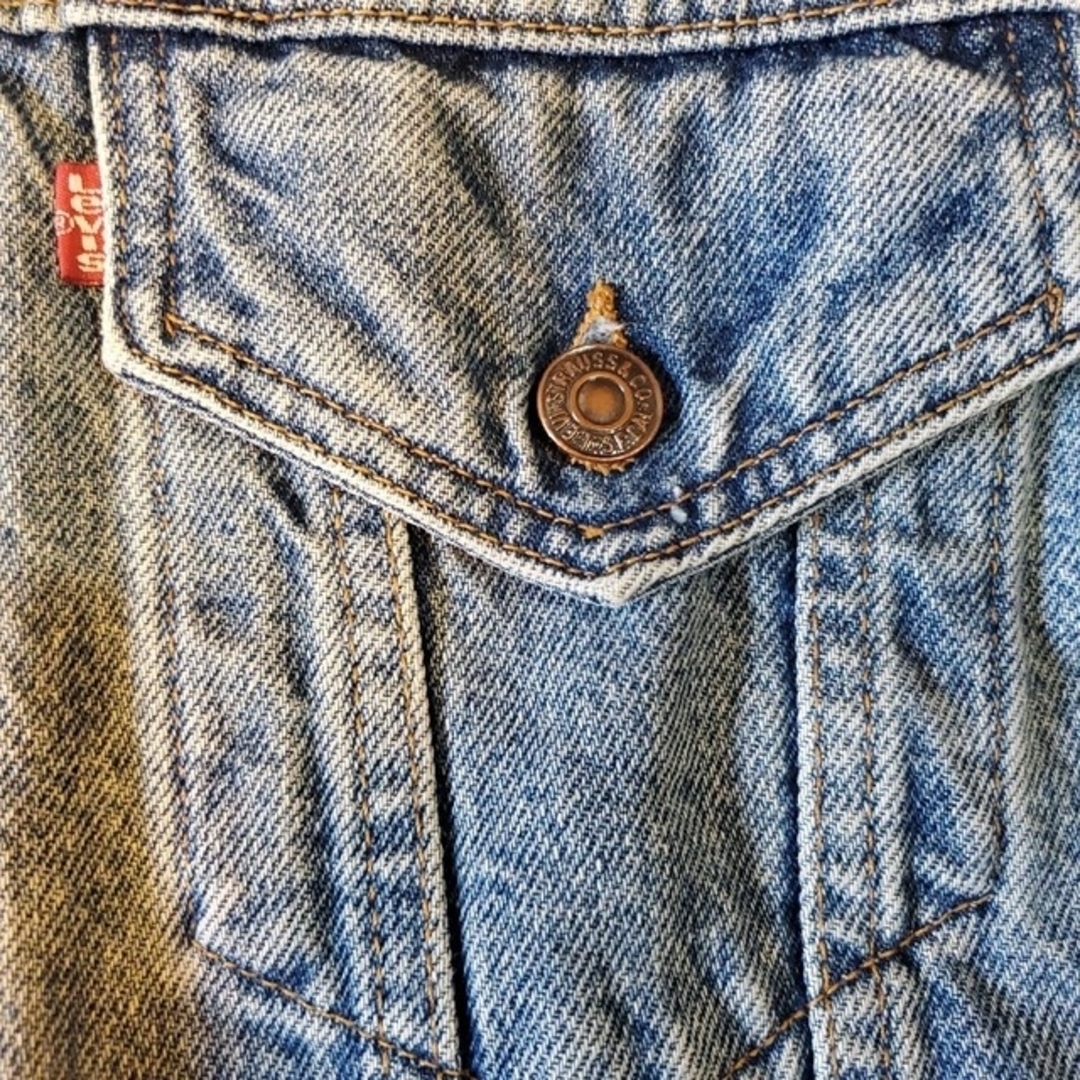 Levi's(リーバイス)の90s USA製 LEVI’S 70505 デニムジャケット ブランケット付 メンズのジャケット/アウター(Gジャン/デニムジャケット)の商品写真