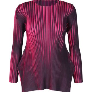 プリーツプリーズイッセイミヤケ(PLEATS PLEASE ISSEY MIYAKE)の極美品 ISSEY MIYAKE ALT BLINKS TOP チュニック(チュニック)