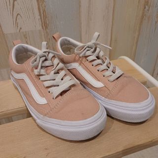 ヴァンズ(VANS)のVANS　21cm　スニーカー　くすみピンク(スニーカー)