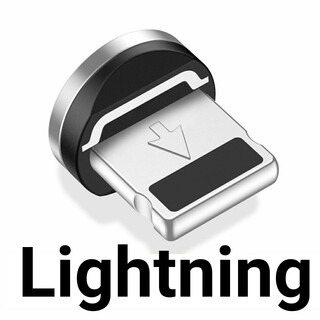 アイフォーン(iPhone)のUSB充電ケーブルマグネット端子 Lightning(iphone,apple)(バッテリー/充電器)