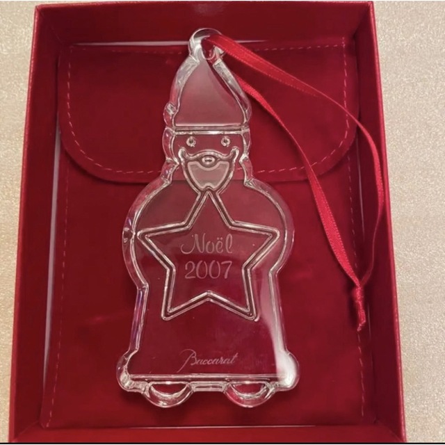 Baccarat - 【未使用・保管品】バカラ クリスタル オーナメント