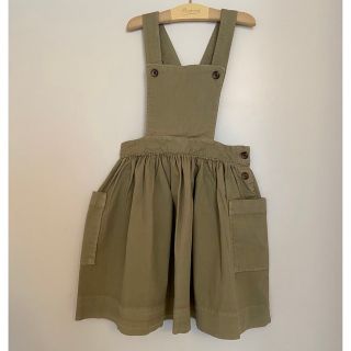 ボンポワン　ジャンパースカート　サロペット　4a 110キッズ服(女の子用) 100cm~