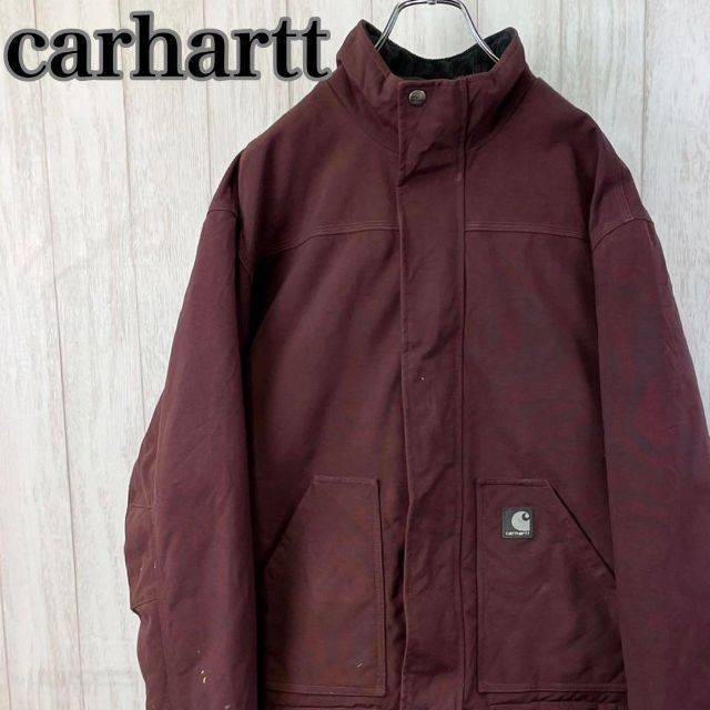 希少カラー】carhartt カーハート ブラックロゴ 中綿ジャケット