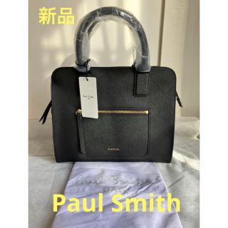 ポールスミス(Paul Smith)の新品 Paul Smith(ポールスミス) レザーハンドバッグ 黒(トートバッグ)