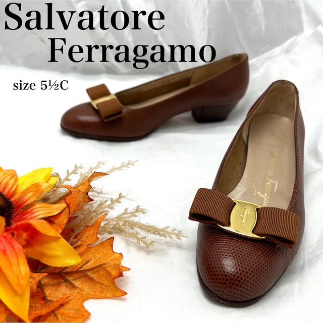 Salvatore Ferragamo(サルヴァトーレフェラガモ)のまいまい様専用 レディースの靴/シューズ(ハイヒール/パンプス)の商品写真