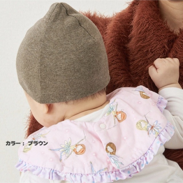 赤ちゃん用オーガニックコットン帽子 キッズ/ベビー/マタニティのこども用ファッション小物(帽子)の商品写真