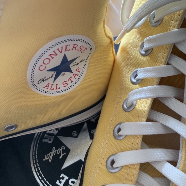 ALL STAR（CONVERSE）(オールスター)のコンバース　ハイカット　イエロー レディースの靴/シューズ(スニーカー)の商品写真