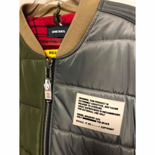 DIESEL ディーゼル ジャケット MA-1 ドッキング 再構築 リメイク