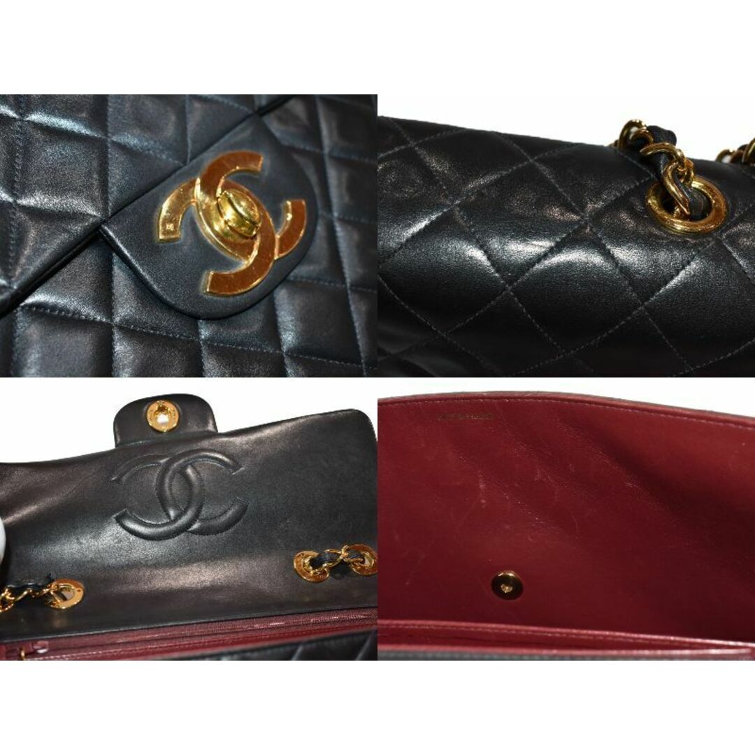 CHANEL - CHANEL デカマトラッセ33 チェーンバッグ ブラック CHANEL - CHANEL デカマトラッセ33 チェーンバッグ ブラック