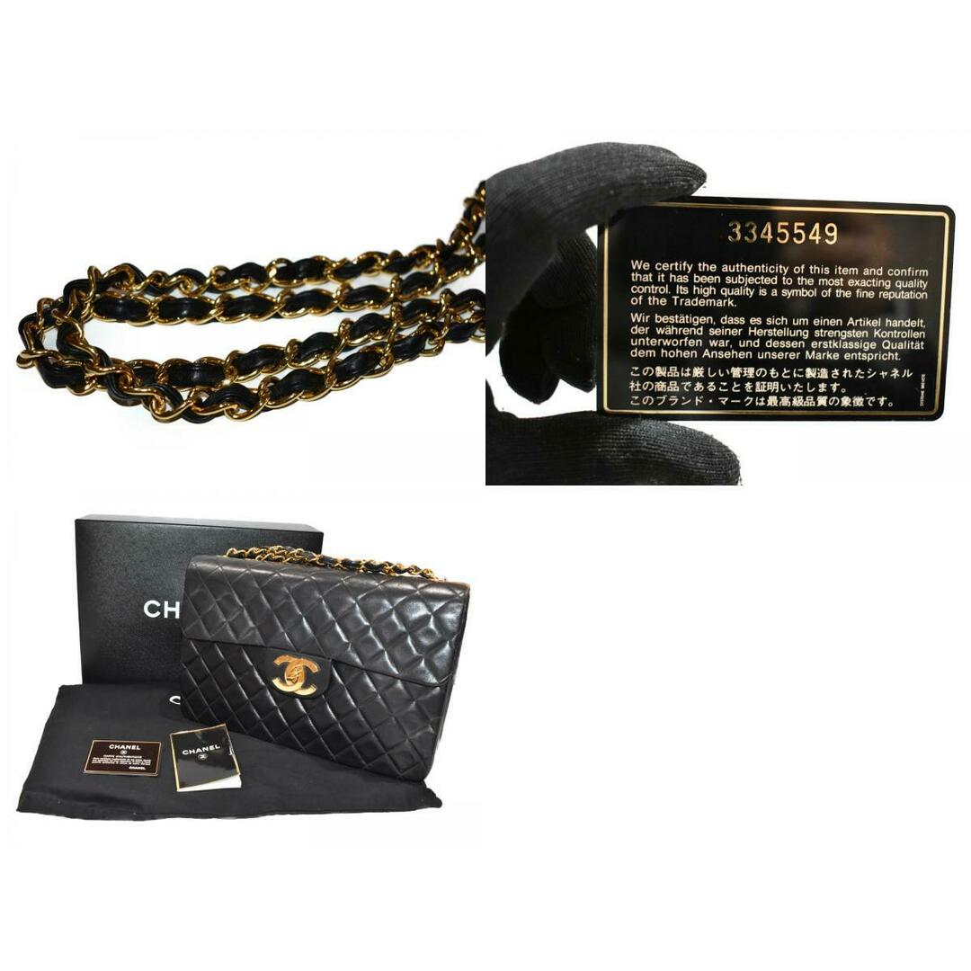 CHANEL - CHANEL デカマトラッセ33 チェーンバッグ ブラック CHANEL - CHANEL デカマトラッセ33 チェーンバッグ ブラック