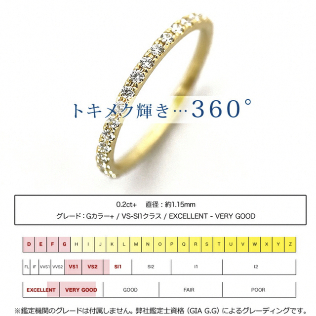 あき様専用です。flagsダイヤモンド フルエタニティリング 爆買い