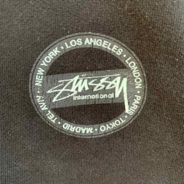 【STUSSY】ステューシー 希少デザイン バックプリント ジップアップパーカー - 4