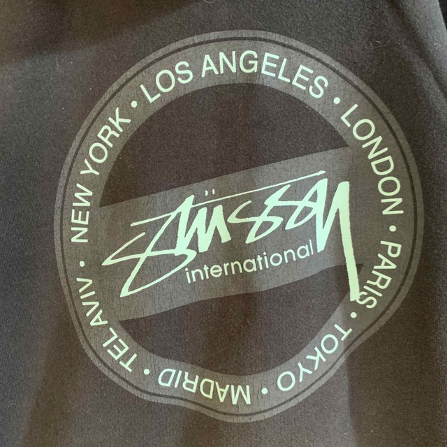 【STUSSY】ステューシー 希少デザイン バックプリント ジップアップパーカー - 5