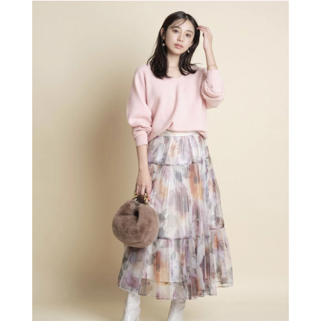 完売レア】大人気☆新品☆ジャスグリッティー ブラーフラワープリント