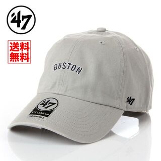 フォーティセブン(47 Brand)の【新品】47BRAND キャップ レッドソックス 帽子グレー メンズ レディース(キャップ)