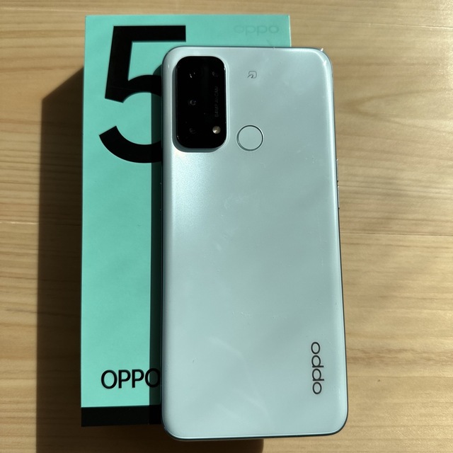 新品未開封 OPPO reno 5a A103OPアイスブルー 本体