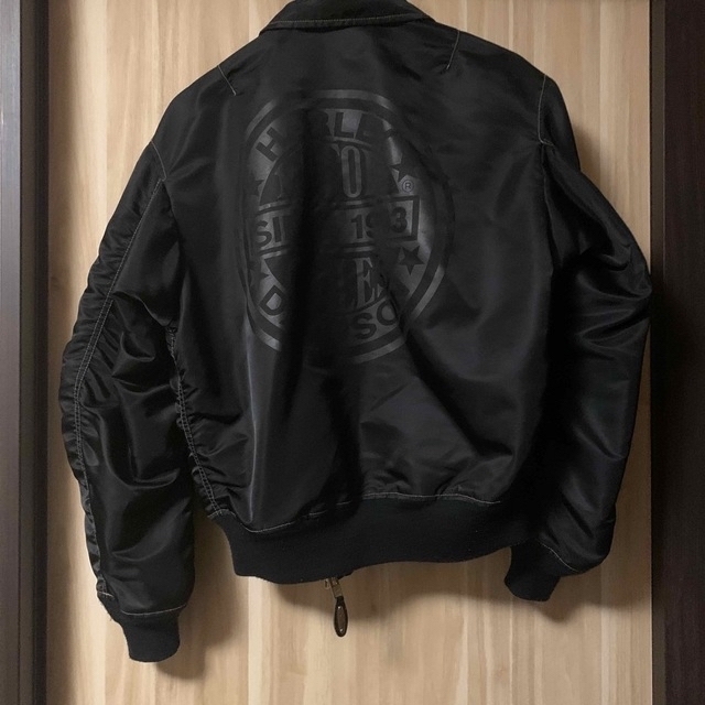 Harley Davidson(ハーレーダビッドソン)のHarley-Davidson ジャケット ブルゾン　薄手 メンズのジャケット/アウター(ライダースジャケット)の商品写真