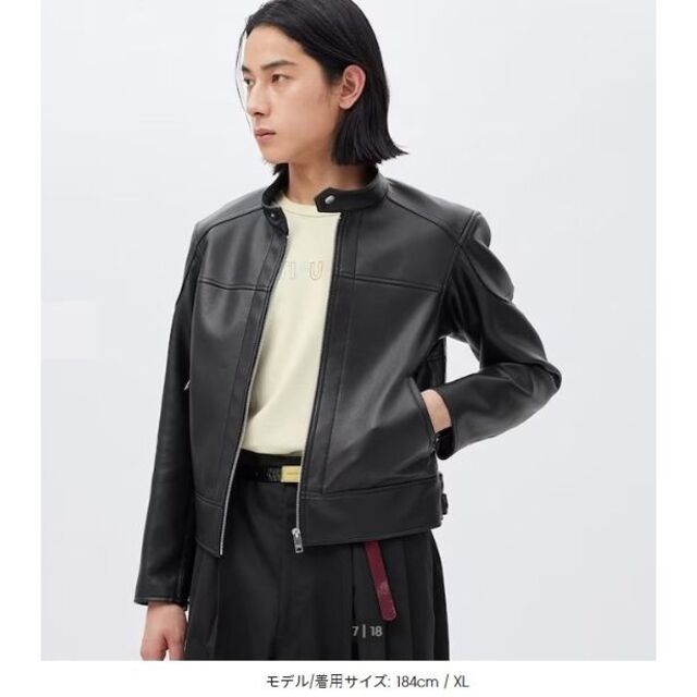 GU ビューティフルピープル シングル ライダースジャケット GU ビューティフルピープル シングル ライダースジャケット