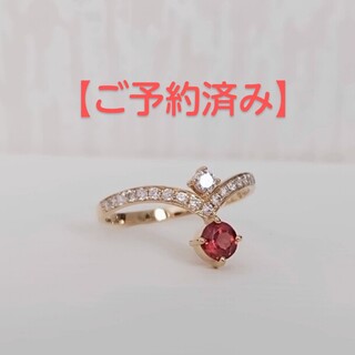 ♢ご予約済み♢ガーネット ダイヤモンド リング♢(リング(指輪))