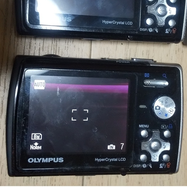 OLYMPUS(オリンパス)のOLYMPUS μ850 防水カメラ 本体のみ3台セット(内1台はモニタに問題 スマホ/家電/カメラのカメラ(コンパクトデジタルカメラ)の商品写真