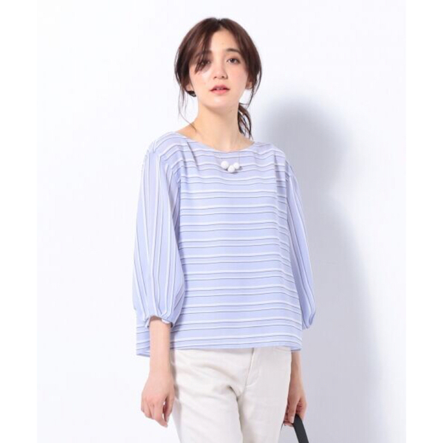 23区 - 未使用 洗濯済 23区【洗える】レジメンタルボーダープリント