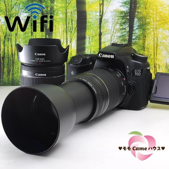 Canon EOS 70D ダブルセット★高速連写のWiFi搭載機☆3520