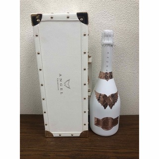 O-8 未開栓【エンジェルブリュットロゼ ホワイトボトル シャンパン750mL】(シャンパン/スパークリングワイン)