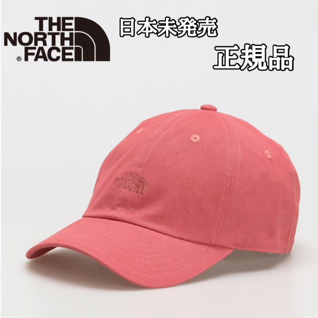 THE NORTH FACE(ザノースフェイス)のノースフェイス キャップ 帽子 ハット レディース  刺繍 ユーズド加工 ローズ レディースの帽子(キャップ)の商品写真